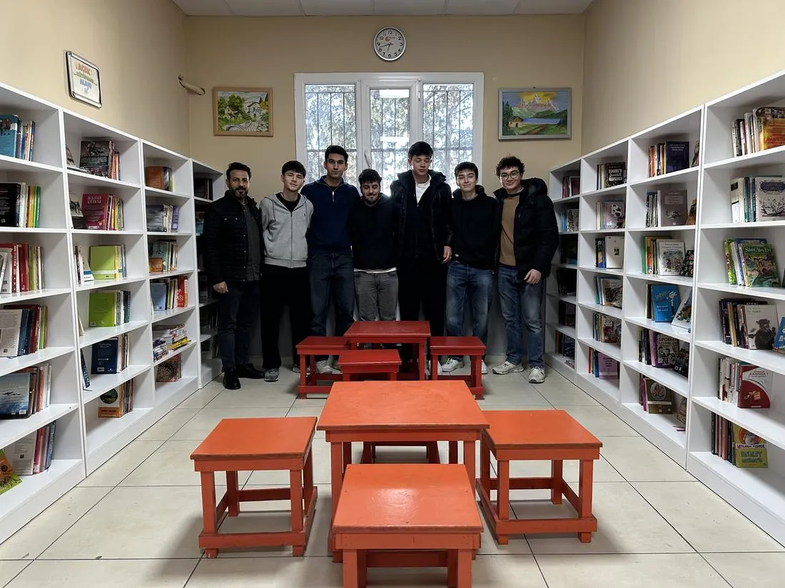 Library shelves